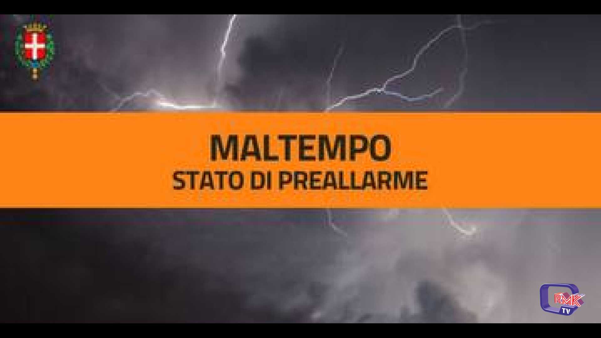 Maltempo. Preallerta della protezione civile per lunedì e martedì
